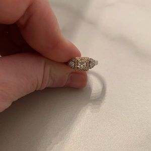 Real diamond ring